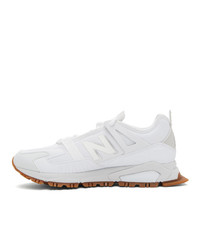 New Balance White Xrct Sneakers