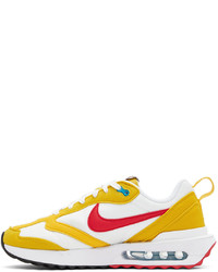 Nike Yellow White Air Max Dawn Low Top Sneakers