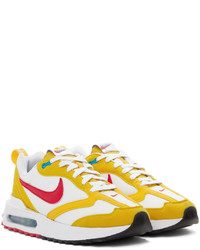 Nike Yellow White Air Max Dawn Low Top Sneakers