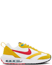 Nike Yellow White Air Max Dawn Low Top Sneakers