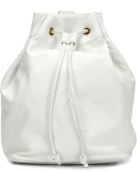 Chanel Vintage Logo Bucket Backpack