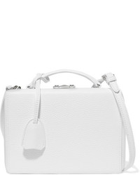 MARK CROSS Grace Small Textured Leather Shoulder Bag White