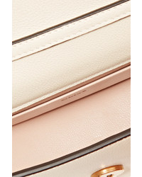 Chloé Nile Bracelet Mini Textured Leather Shoulder Bag Cream