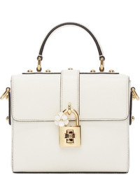 Dolce & Gabbana White Small Dolce Soft Bag