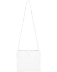 Kara White Tie Bag