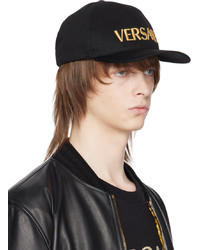 Versace Black Cap