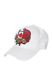 DSQUARED2 Canadian Flag Canvas Baseball Cap