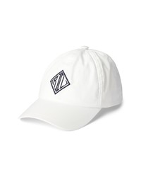 Ralph Lauren Purple Label Embroidered Baseball Cap In Off White At Nordstrom