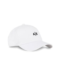 Armani Exchange Small Baseball Cap In White At Nordstrom