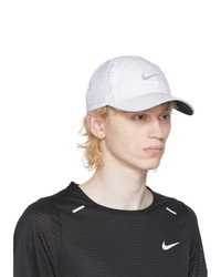 Nike White Featherlight Running Cap