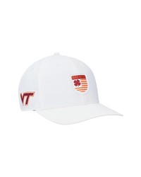 Black Clover White Virginia Tech Hokies Nation Shield Snapback Hat At Nordstrom