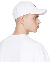 We11done White Wd One Logo Cap