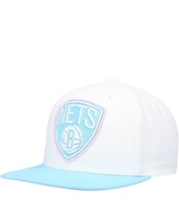 Mitchell & Ness Whitelight Blue Brooklyn Nets Pastel Snapback Hat At Nordstrom
