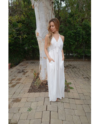 Tysa Capri Dress In Off White