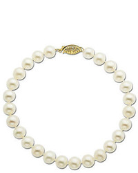 Lord & Taylor 14 Kt Yellow Gold Freshwater Pearl Strand Bracelet