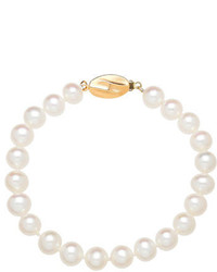 Honora Style 7mm Freshwater Pearl And 14k Yellow Gold Bracelet