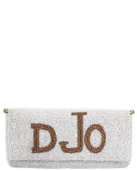The Well Appointed House Monogrammed Beaded Clutch Purse
