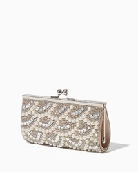 Charming charlie Pearl Stone Party Clutch