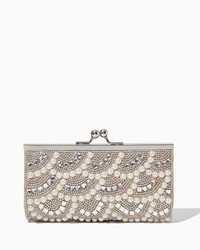 Charming charlie Pearl Stone Party Clutch