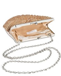 Tevolio Beaded Shell Clutch Handbag