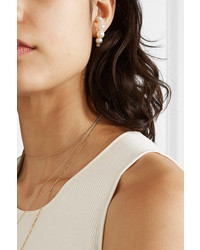 Saskia Diez Pearl Earrings