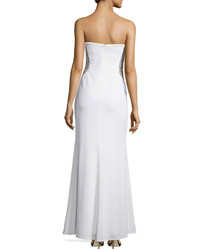 Mignon Strapless Sweetheart Gown Ivory