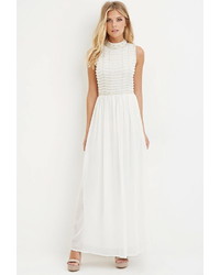 forever 21 white maxi dress