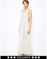 Frock and Frill All Over Beaded Maxi Dress