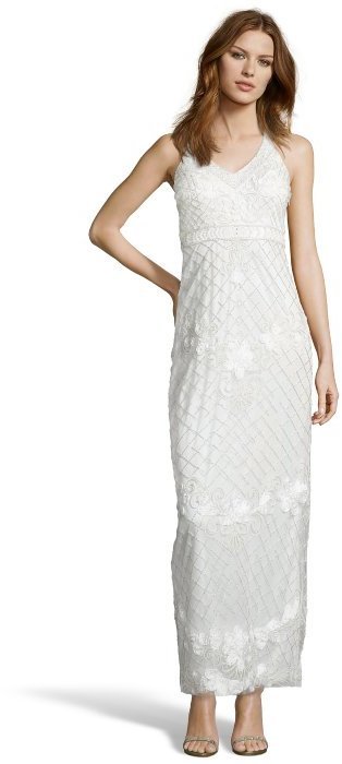 Sue Wong Embroidered Dress