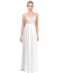 Sue Wong N3141 In White Sleeveless Dress