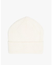 Long Knitted Hat In Off White