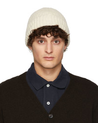 Norse Projects Off White Knit Alpaca Beanie