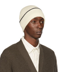 Mhl By Margaret Howell Off White Wool Beanie