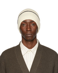 Mhl By Margaret Howell Off White Wool Beanie
