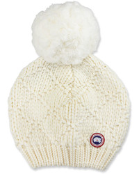 Canada Goose Oversized Wool Pompom Beanie Hat