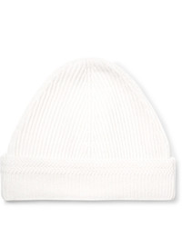 Maison Margiela Ribbed Cashmere And Wool Blend Beanie