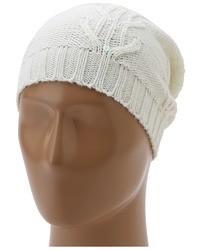 Sperry Top Sider Cable Knit Sequin Beanie W Pom Beanies