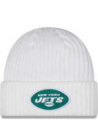 New Era White New York Jets Team Core Classic Cuffed Knit Hat At Nordstrom