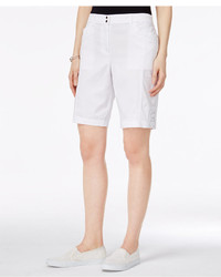 Karen Scott Tie Hem Shorts Created For Macys