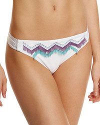 Luxe by Lisa Vogel Birds Of A Feather Swim Bottom White