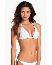 Becca Pleats Please Bikini Top White Large