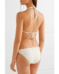 Vix Bia Triangle Bikini Top Off White