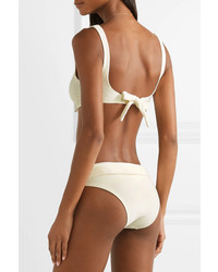 Heidi Klein Bow Detailed Ribbed Bikini Top