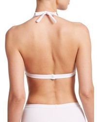 Karla Colletto Swim Linked Halter Bikini Top