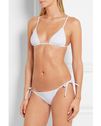 Eres Les Essentiels Mouna Triangle Bikini Top White