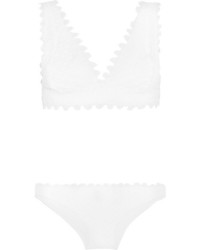 Missoni Mare Crochet Knit Bikini White