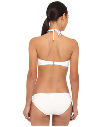 Michael Kors Michl Kors Must Have Solids Bandeau Bikini Top And Classic Bottom Set