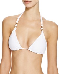 Vix Paula Solid White Bikini Top