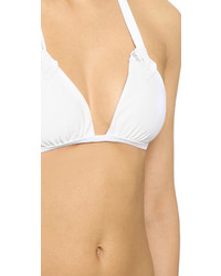 Vix Paula Hermanny Vix Swimwear Solid White Chris Bikini Top