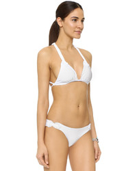 Vix Paula Hermanny Vix Swimwear Solid White Chris Bikini Top